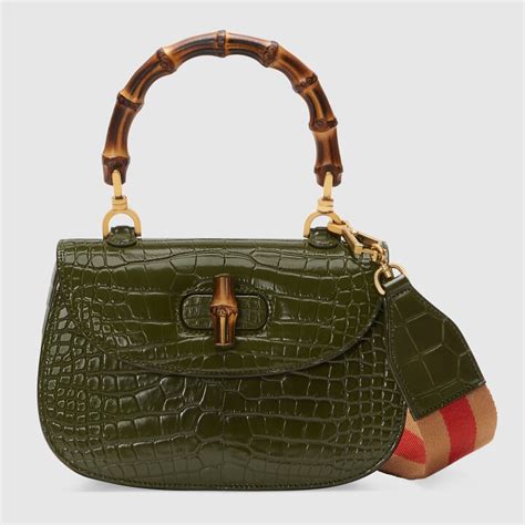 borsa in coccodrillo modello zumi gucci 29.000 euro|borse gucci pregiate.